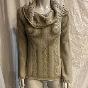 Cozy Cable Knit Cowl Neck Sweater